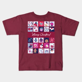 Cartoon Christmas Patterns For Kid | Christmas Gifts Ideas Kids T-Shirt